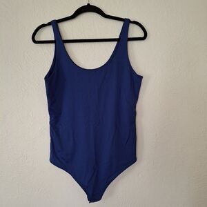 Abercrombie and Fitch tank top bodysuit royal blue size large